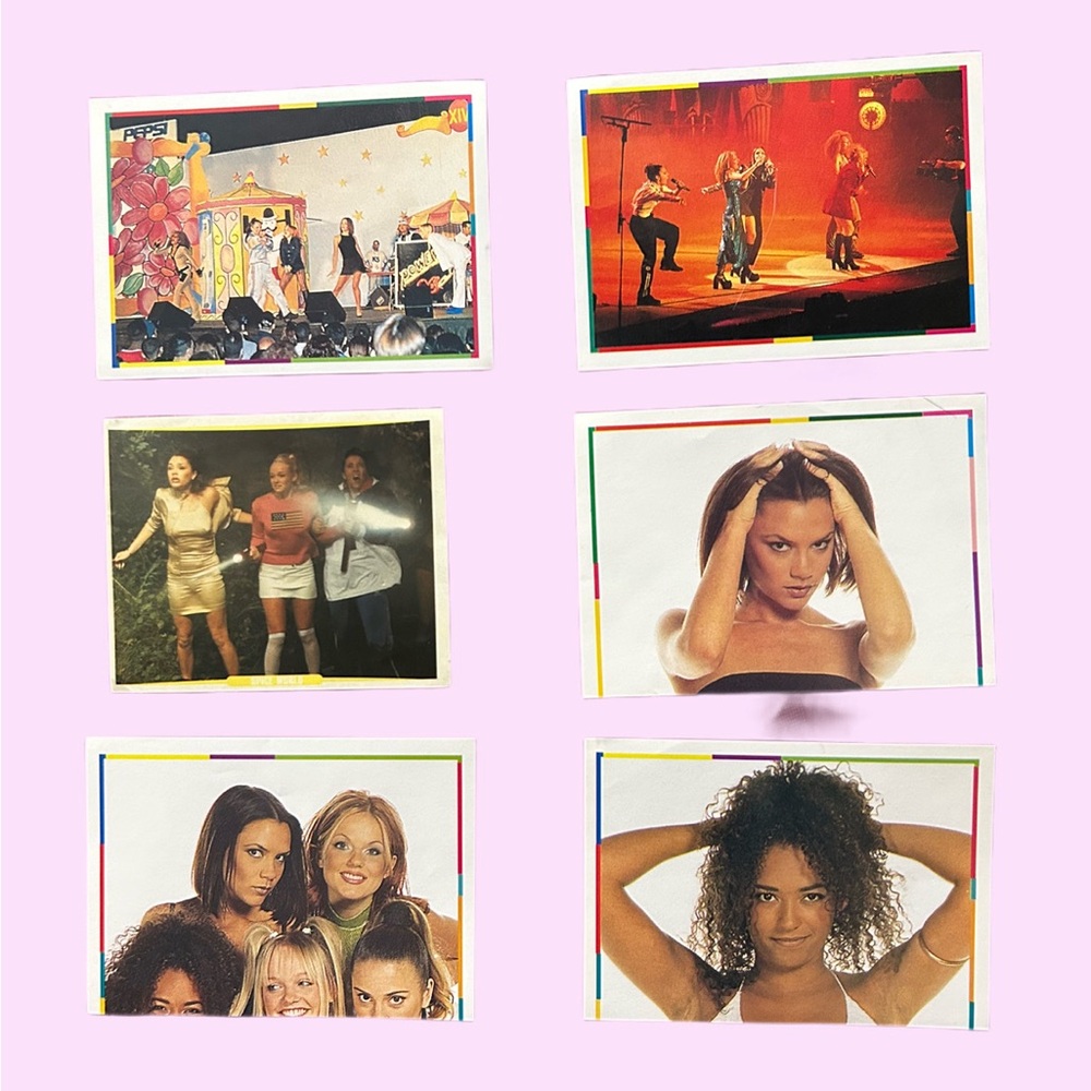 🇨🇦3/$15. 11 Vintage Spice Girls Fab Five Sticker Collection